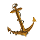 Shiny ship's anchor