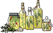 bottled herbs and spices