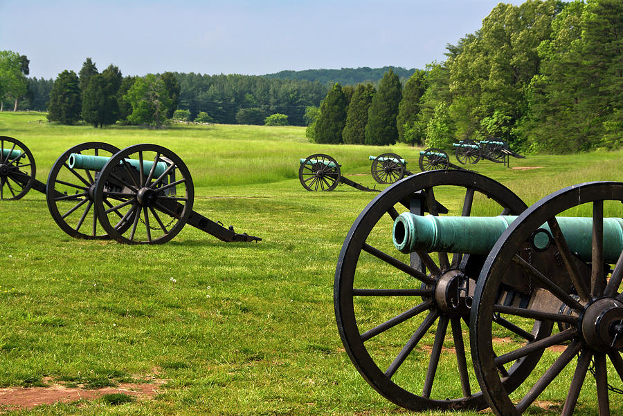 Cannons at Manassas Civil War Battlefield, Manassas, Virgina