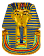 Egyptian sarcophagus head