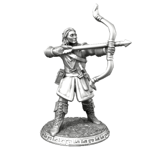 Arkm Ranger steel Hero Forge mini