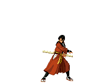 samurai drawing and cutting with sword gif