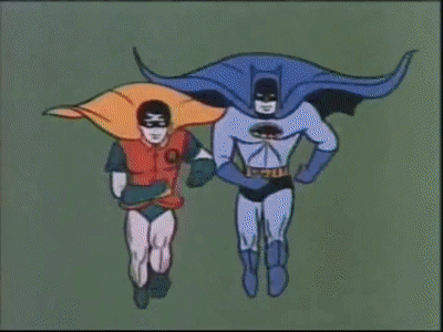 animated Batman and Robin opening from 1966 TV show
