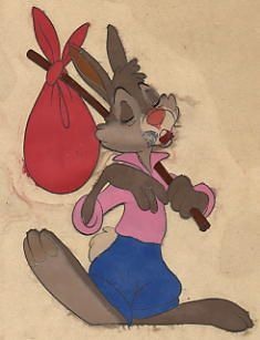 brer rabbit with traveling bindle
