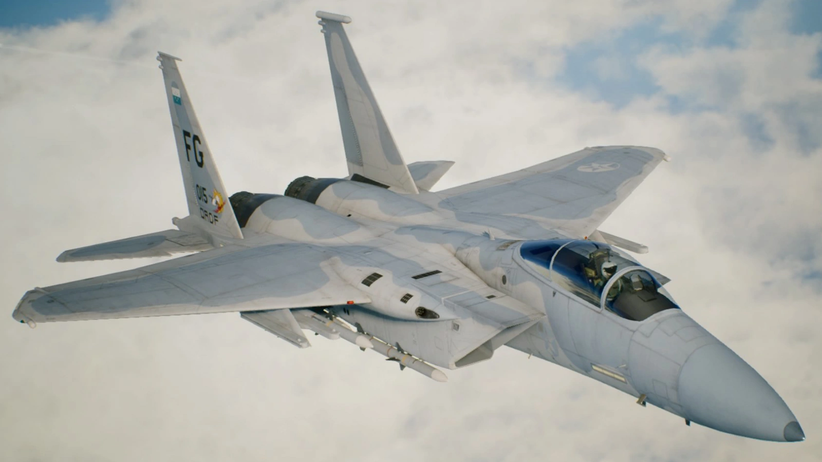 F-15C Eagle flying gif