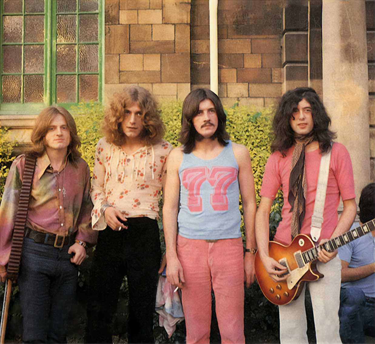 Ledzeppelin promo photograph. John Paul Jones, Robert Plant, John Bonham, Jimmy Page