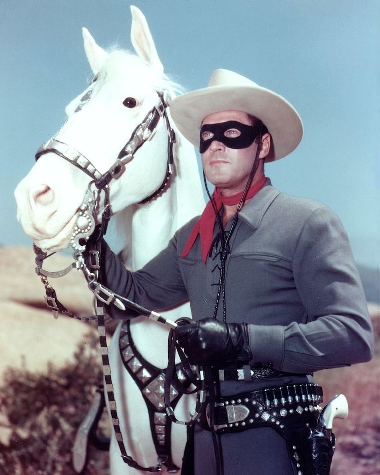 Lone Ranger with Silver