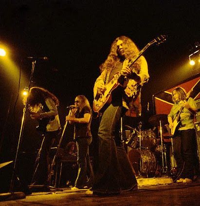 Lynyrd Skynyrd in concert early 70's