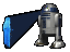 r2d2 showing leia hologram gif