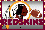 Washington Redskins logo glittergif