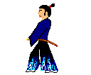 samurai drawing sword gif