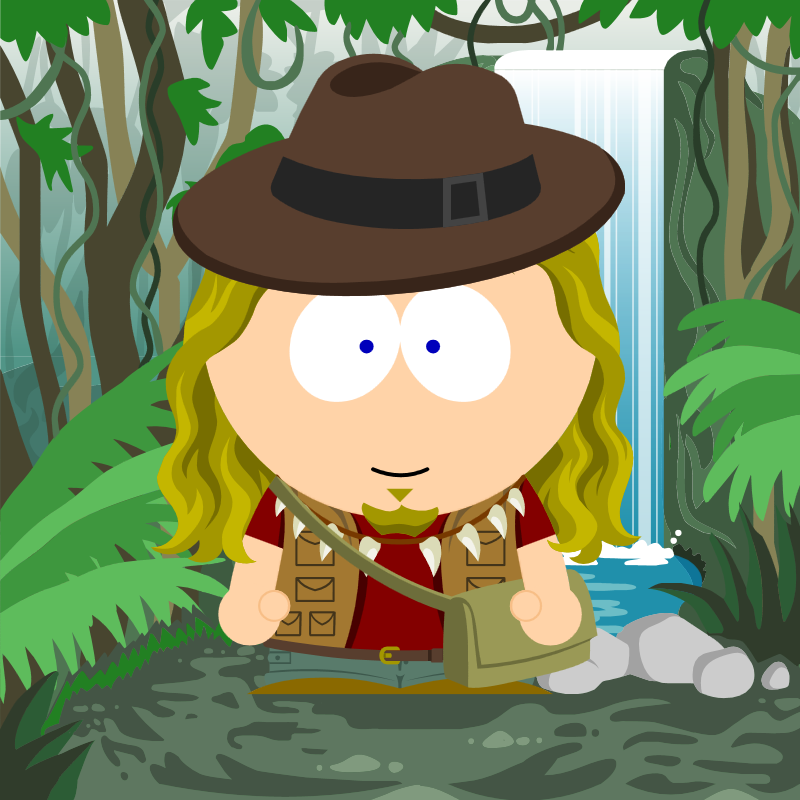Me, Patternwalker, as a Southpark character