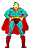superman with cape blowing gif