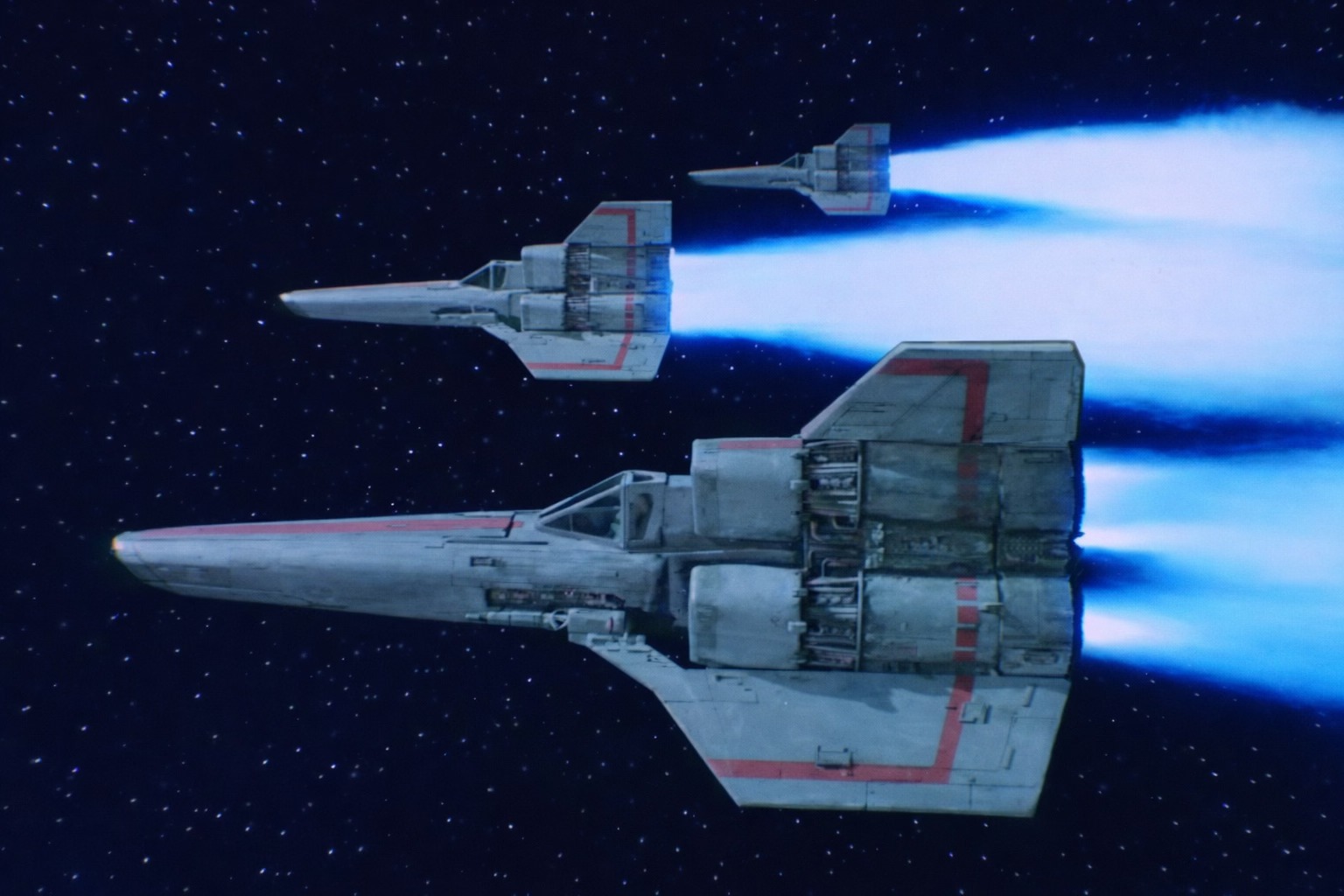 three Colonial Vipers in formation