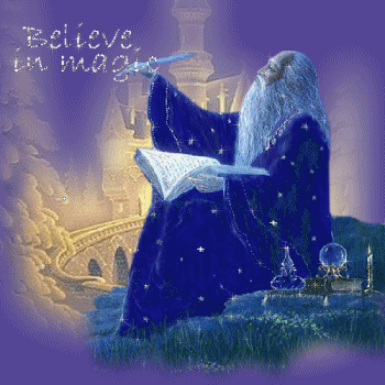 wizard believe in magic gif