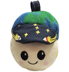 Rise, the Artemis 2 zero-gravity indicator mascot floating around