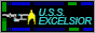 USS Excelsior. Trek and SCI-FI BBS 88x31 button