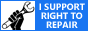 I support the right to repair 88x31 button