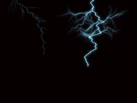 lightning flashing