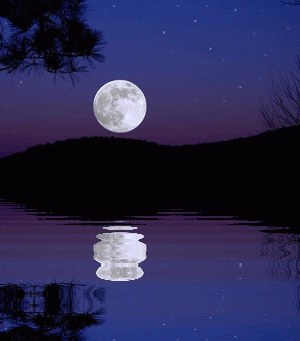moon on the water