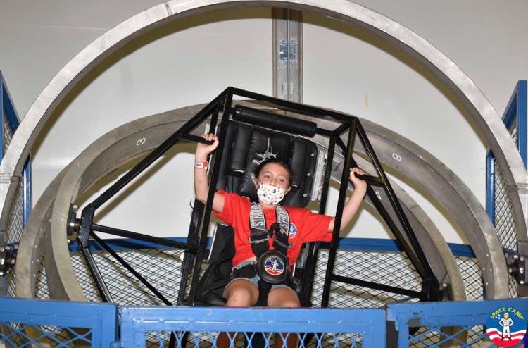 Reagan spinning in centrifuge