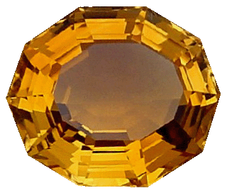 yellow topaz gemstone